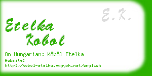 etelka kobol business card